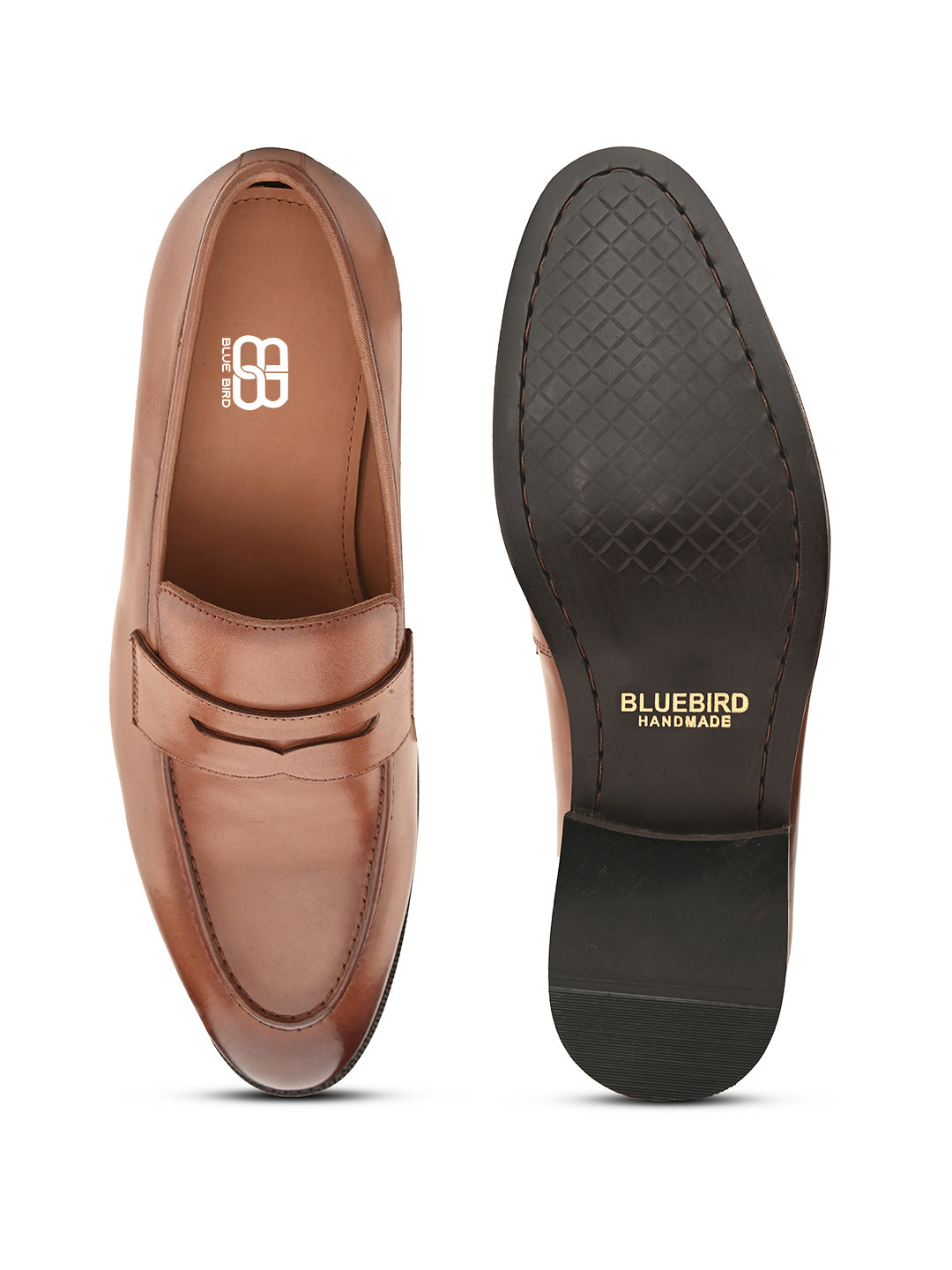 Classic Brown Leather Loafers